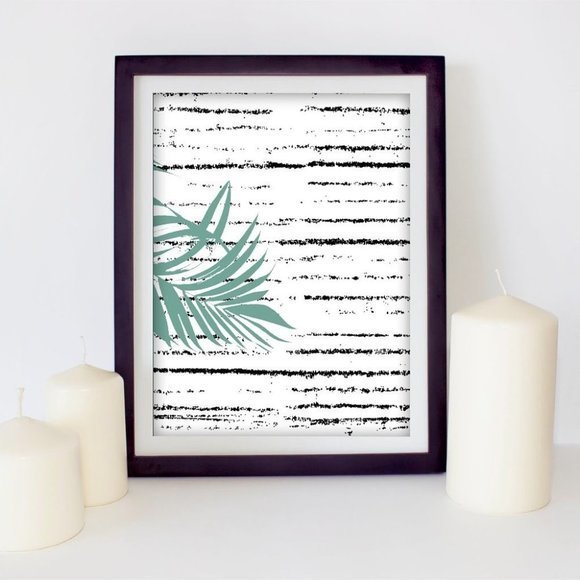 Two framed‎ minimalist art wall - Picture 3 of 3